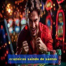 cruzeiros saindo de santos